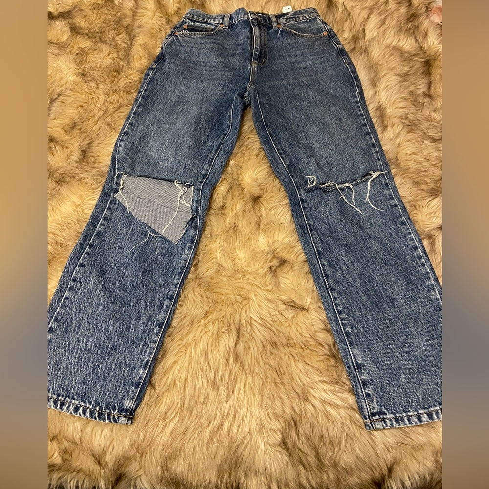 Garage ripped jeans!